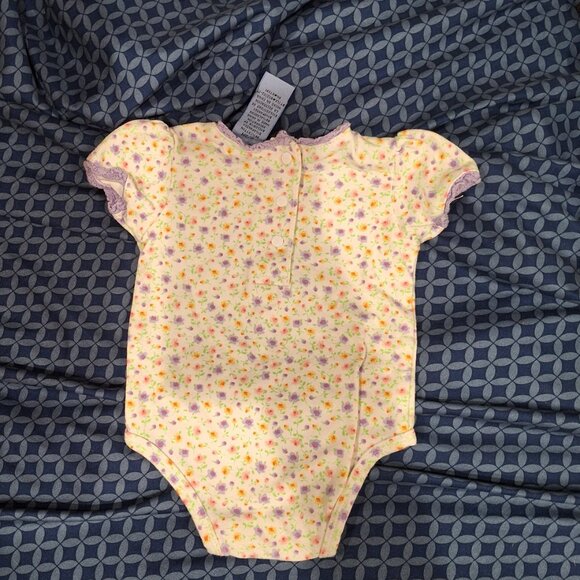 koala kids onesie 0-3 months purple flowers - Picture 6 of 10